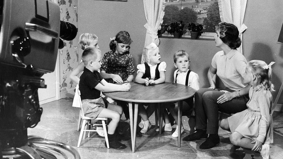 Från inspelningen Tut i rutan 1961