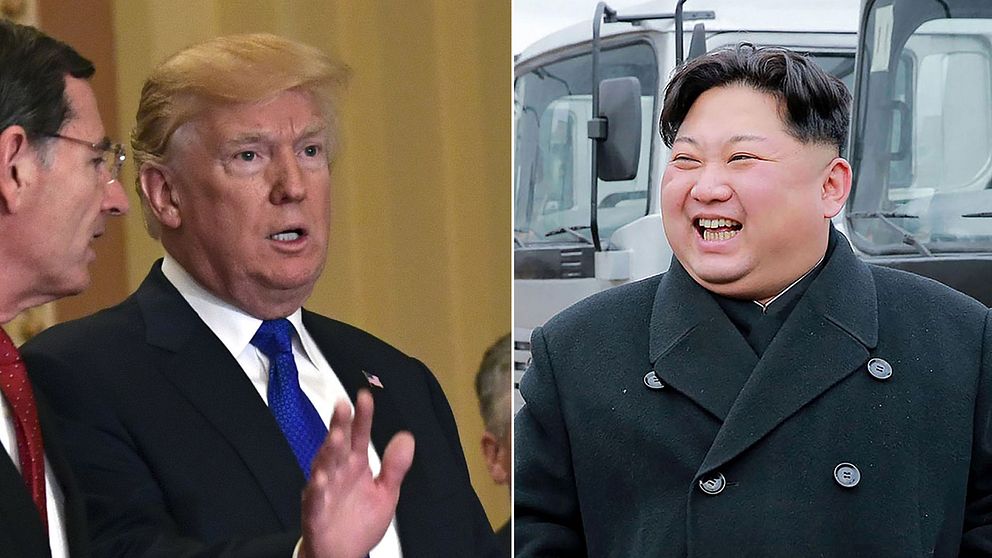 Donald Trump och Kim Jong-Un