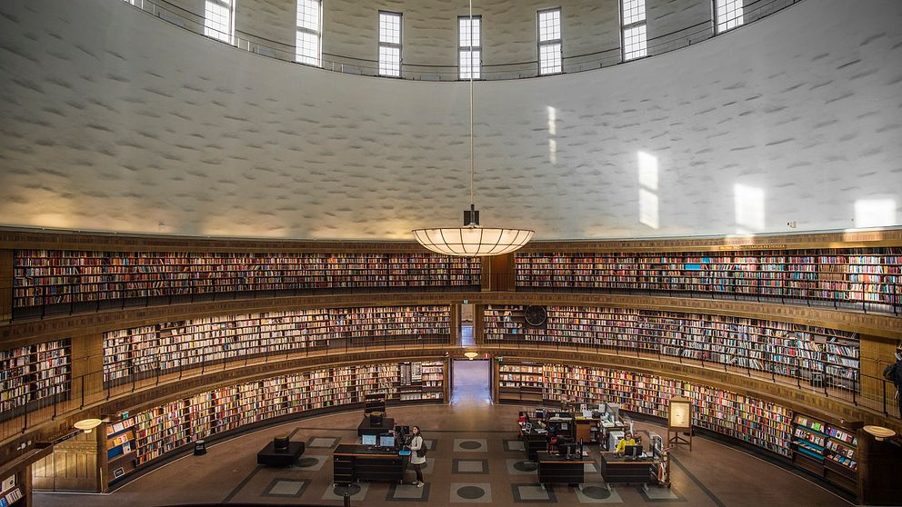Stadsbiblioteket i Stockholm.