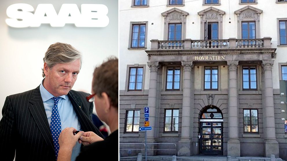 Tidigare vd:n för Saab Automobile Victor Muller möter hovrätten.