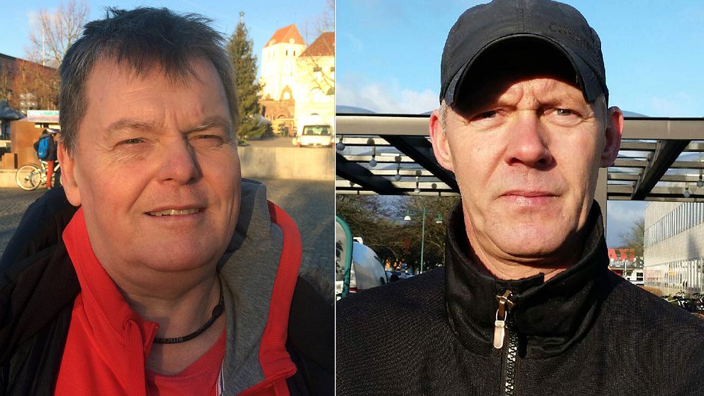 Bosse Johansson och Mikael Hultman har olika bilder av Ronneby.