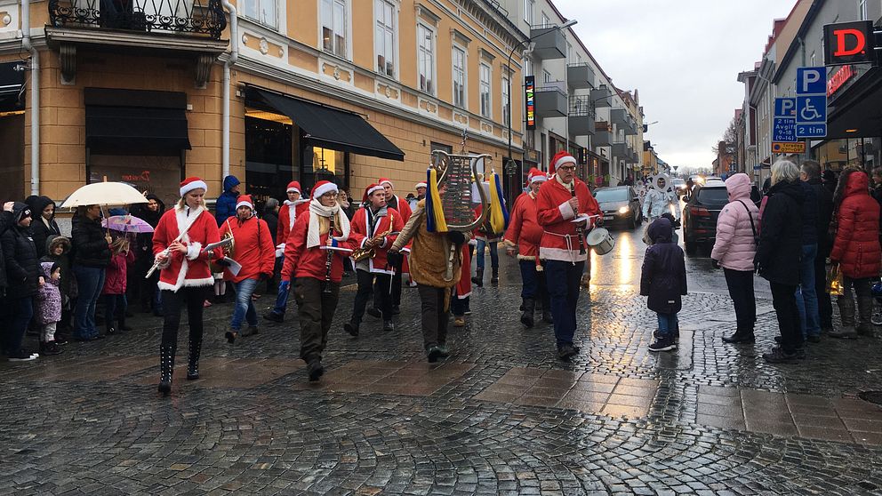 Karlshamns julmarknad, jul, tome, scoutmusikkår