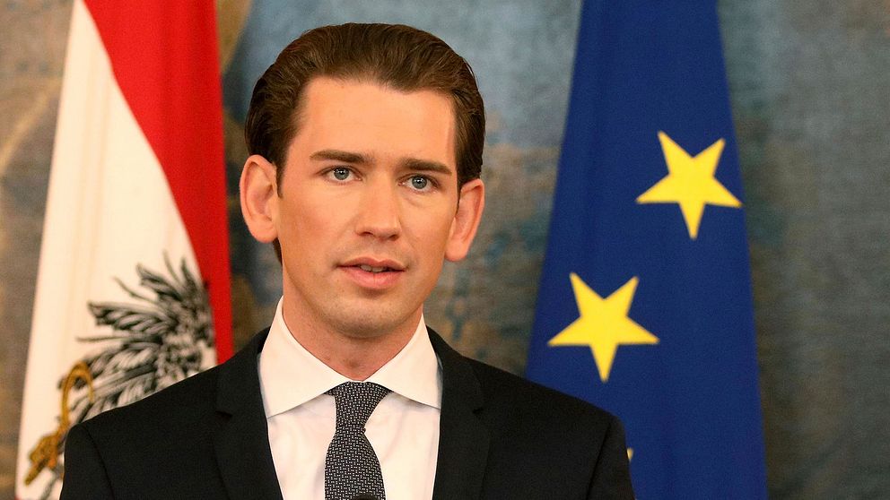 Österrikes nye kansler tillika Europas yngsta regeringschef Sebastian Kurz.