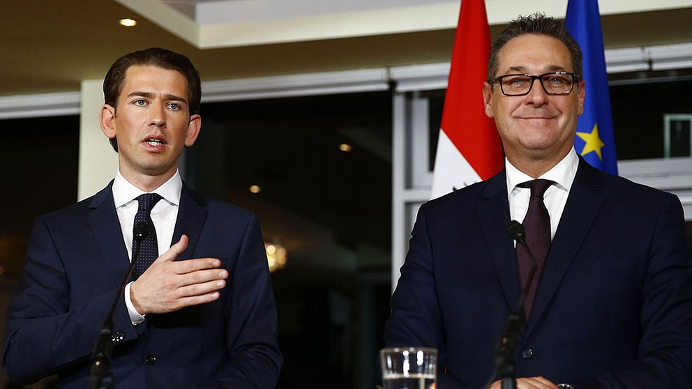 Den nye förbundskanslern i Österrike heter Sebastian Kurz och vicekansler är Heinz-Christian Strache, ledare för det högernationalistiska partiet FPÖ.