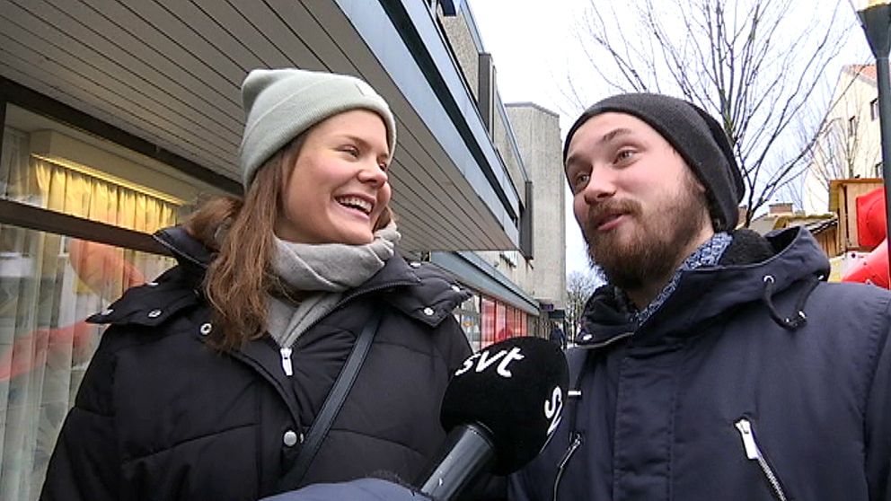 Evelina Graf och Kalle Persson i Falkenberg.