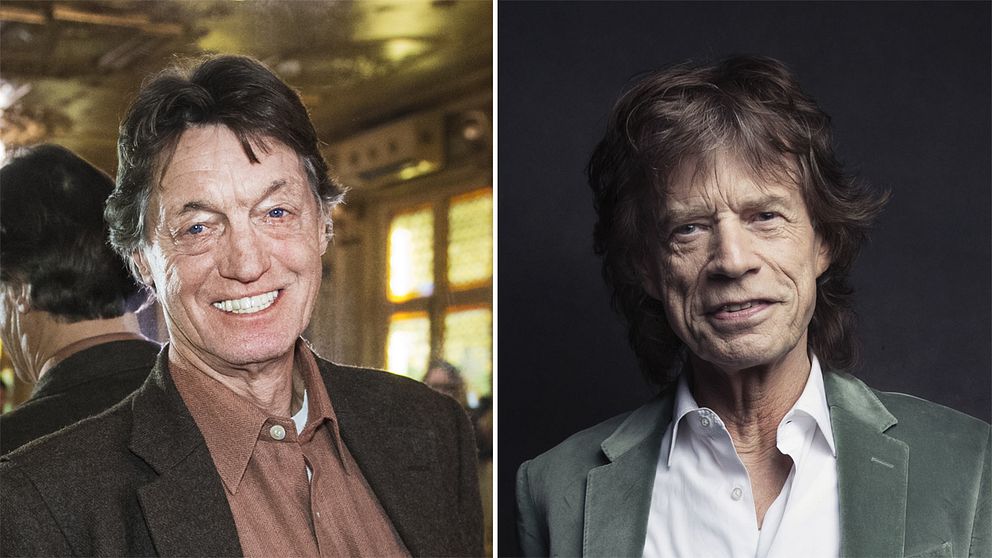 Johannes Brost och Mick Jagger.