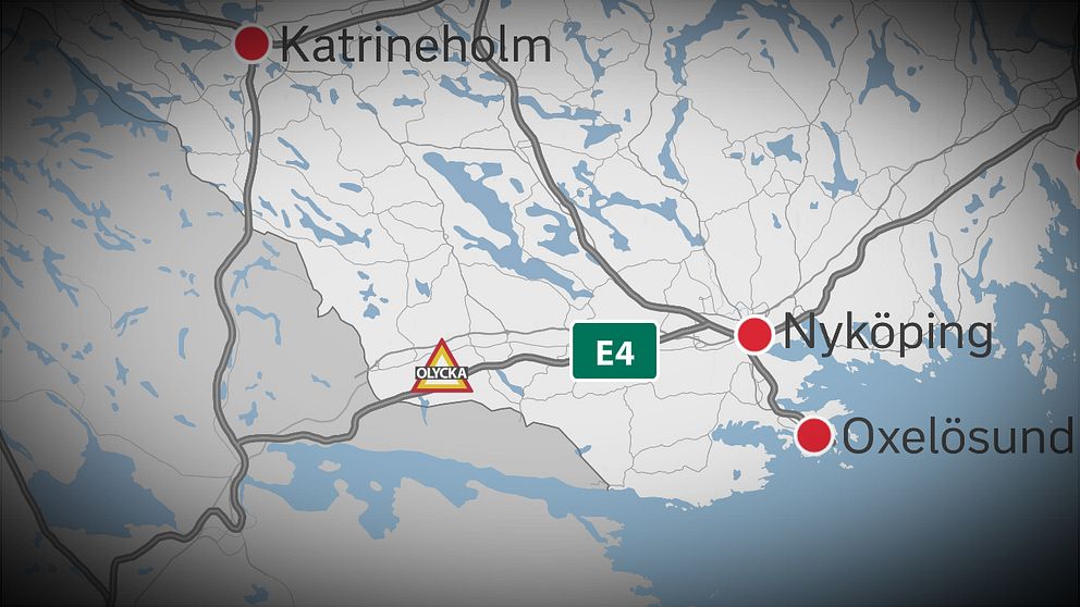 Karta: Olyckan vid Stavsjö