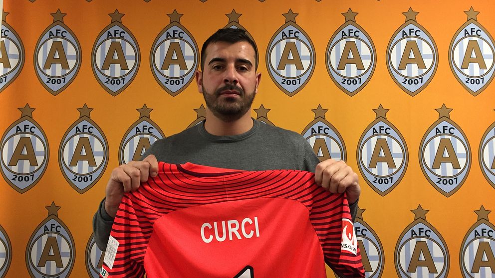 Gianluca Curci blev inte långvarig i AFC Eskilstuna.