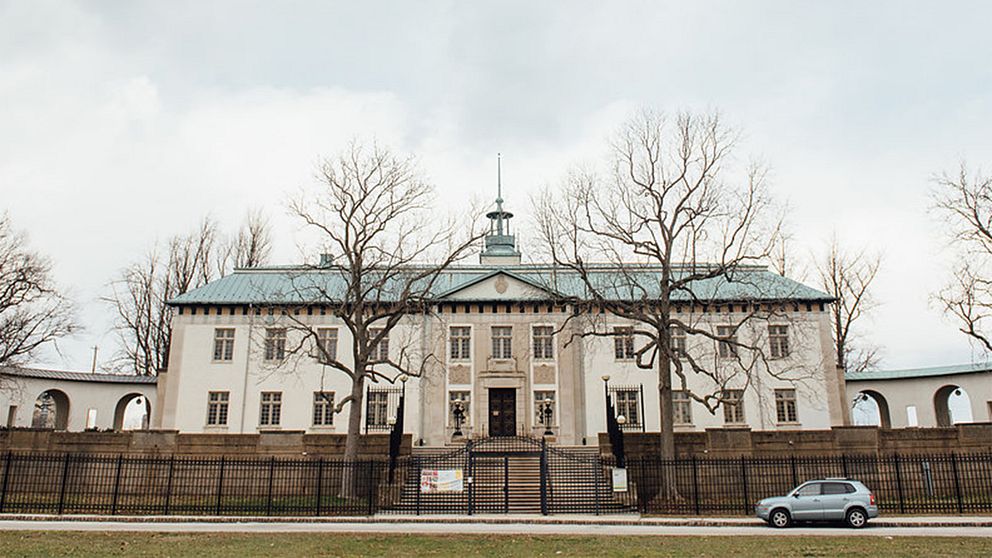 American Swedish Historical Museum i Philadelphia, där Carina Bergfeldt kommer hålla tacktal när hon tar emot priset den 28 april.