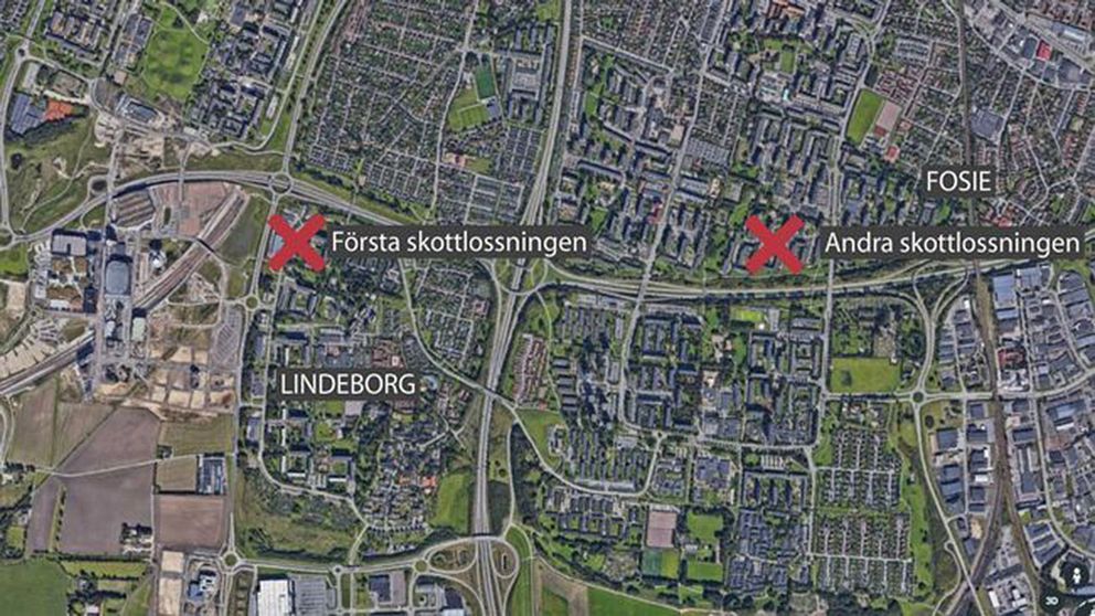 Skottlossningar mot två lägenheter i Malmö