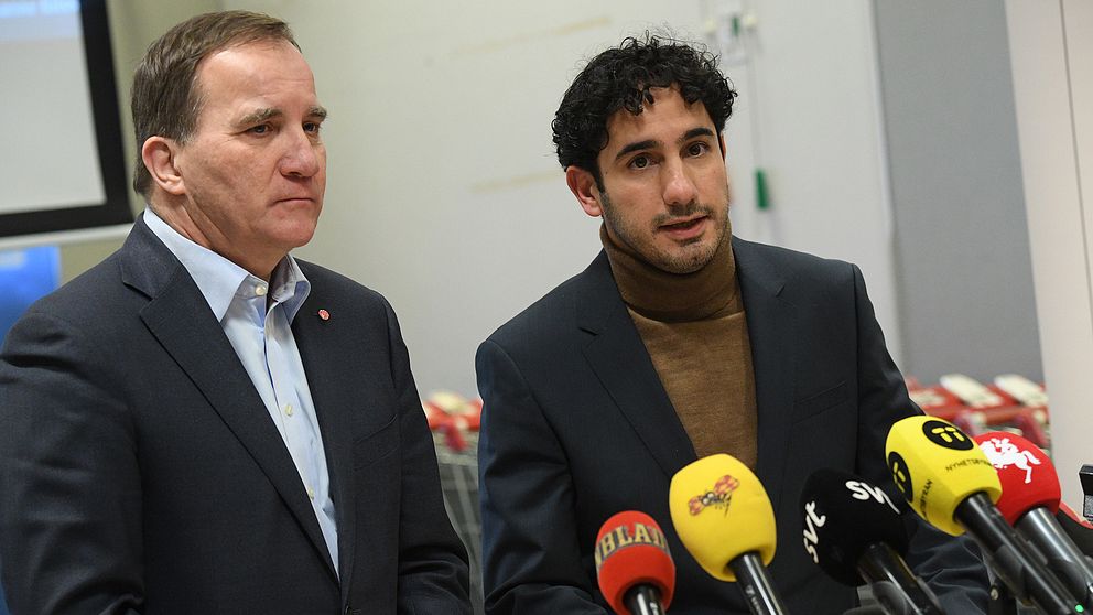 Stefan Löfven och Ardalan Shekarabi