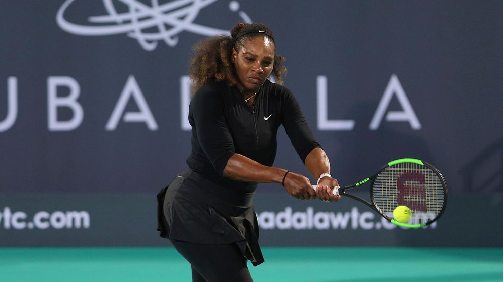 Serena Wiliams i Abu Dhabi i december