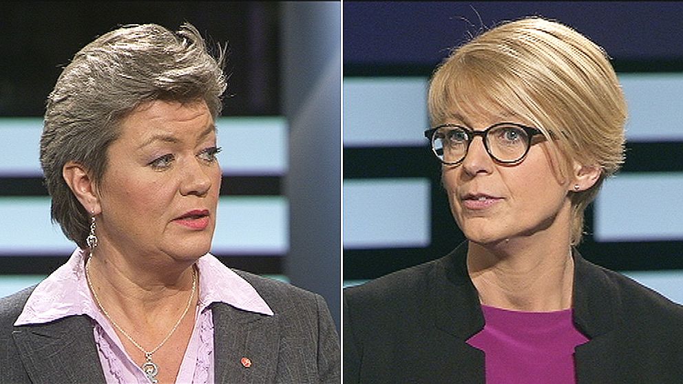 Ylva Johansson (S) och Elisabeth Svantesson (M) debatterade arbetskraftsinvandring i Agenda.