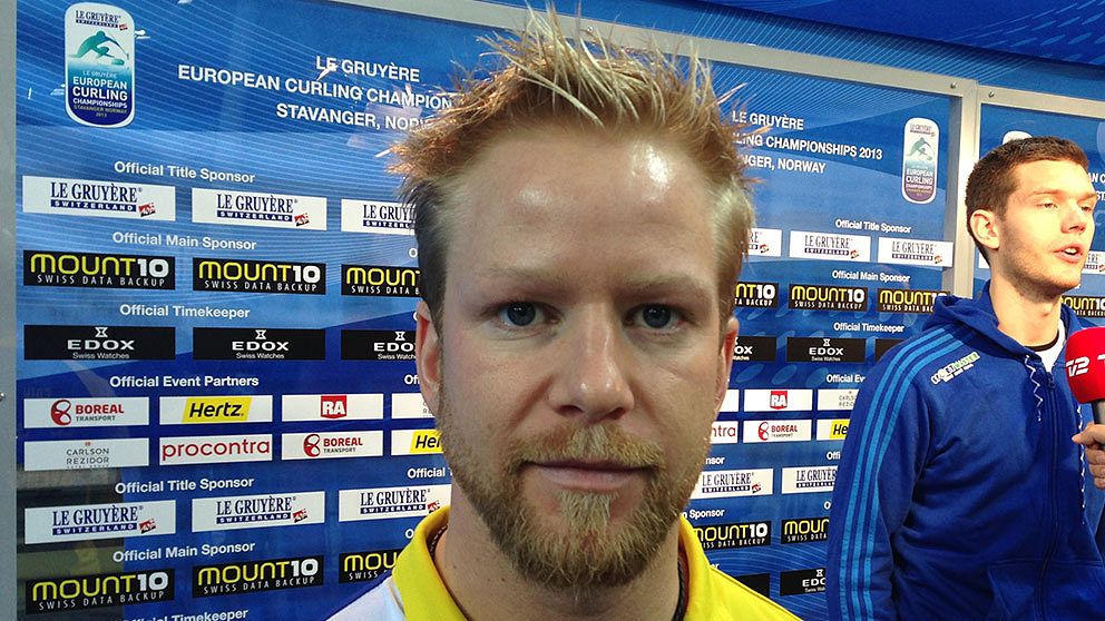 Curlingstjärnan Niklas Edin.