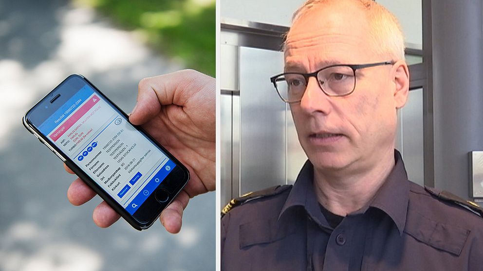 Robert Loeffel är presstalesperson hos polisen i Region Syd.