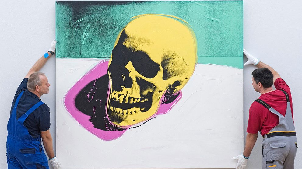 Andy Warhols 'Skull' från 1976