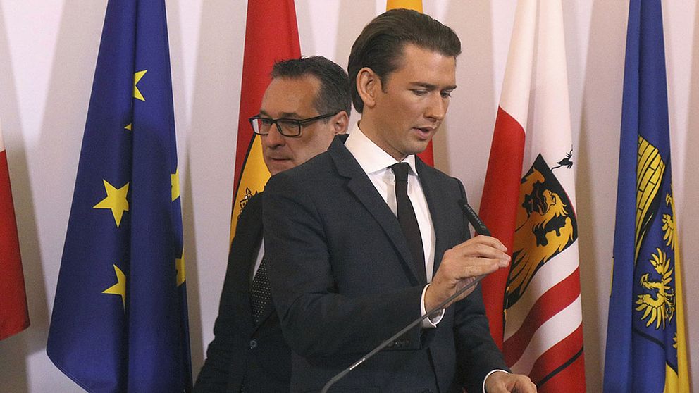 Förbundskansler Kurz och vicekansler Strache tar avstånd från antisemitism efter avslöjanden om kamratföreningar.