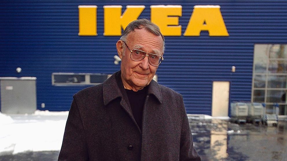 Ikea-grundaren Ingvar Kamprad död