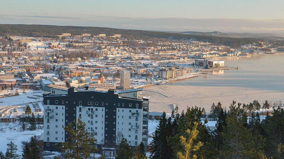 Vy över Örnsköldsvik