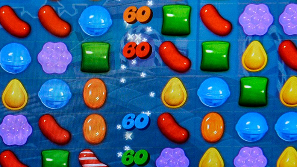 I spelet ”Candy crush” ska spelaren para ihop olika färgglada karameller för att få poäng. Ett koncept som blivit en succé världen över.