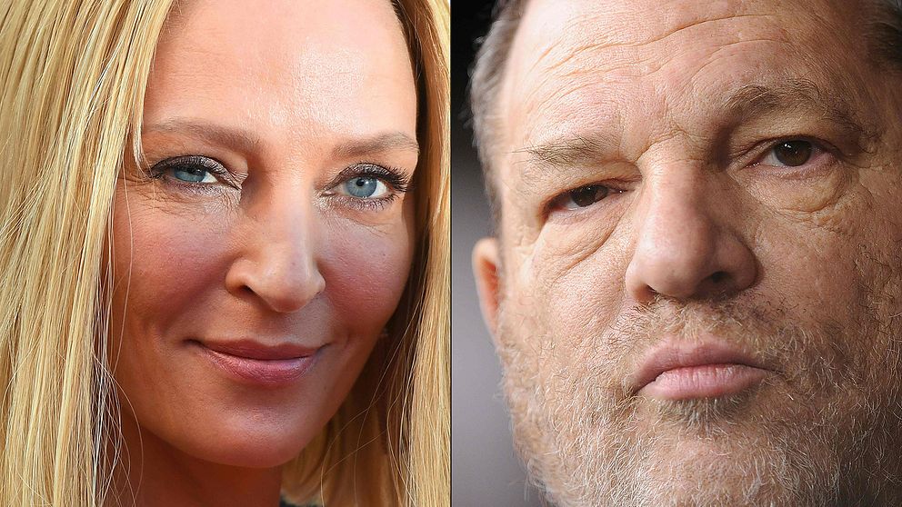 Skådespelaren Uma Thurman anklagar filmmogulen Harvey Weinstein för övergrepp.