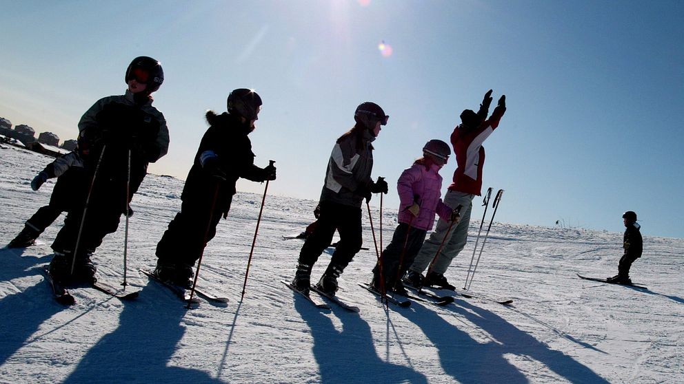 Sportlov, skidbacke, allt för snö