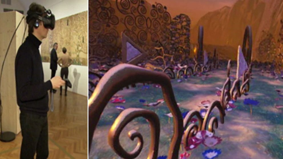 Här är vyerna som besökarna får möta på Klimt-utställningen