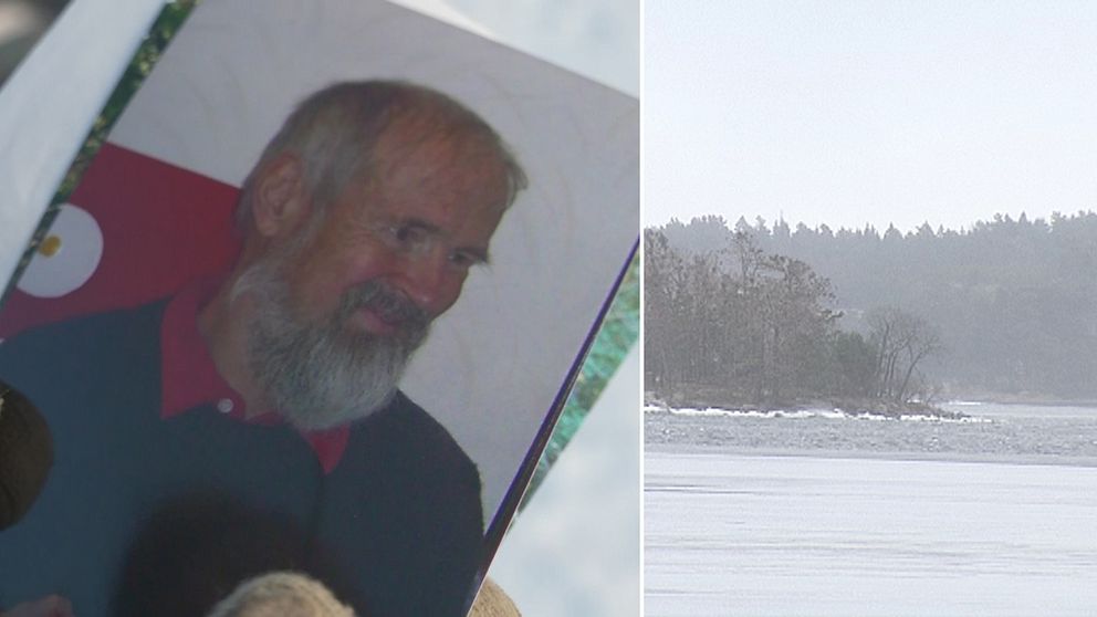 Lennart Avellán-Hultman och vattnet vid Söderby brygga vid Muskö i Haninge kommun.