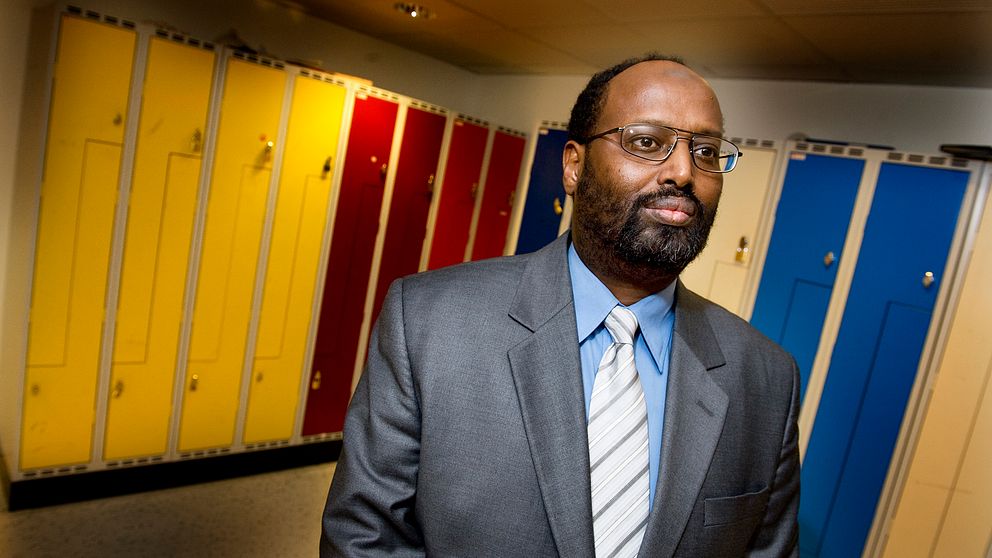 Abdirizak Waberi, rektor för Rösmosseskolan i Angered, som vill starta en muslimsk friskola i Borås.