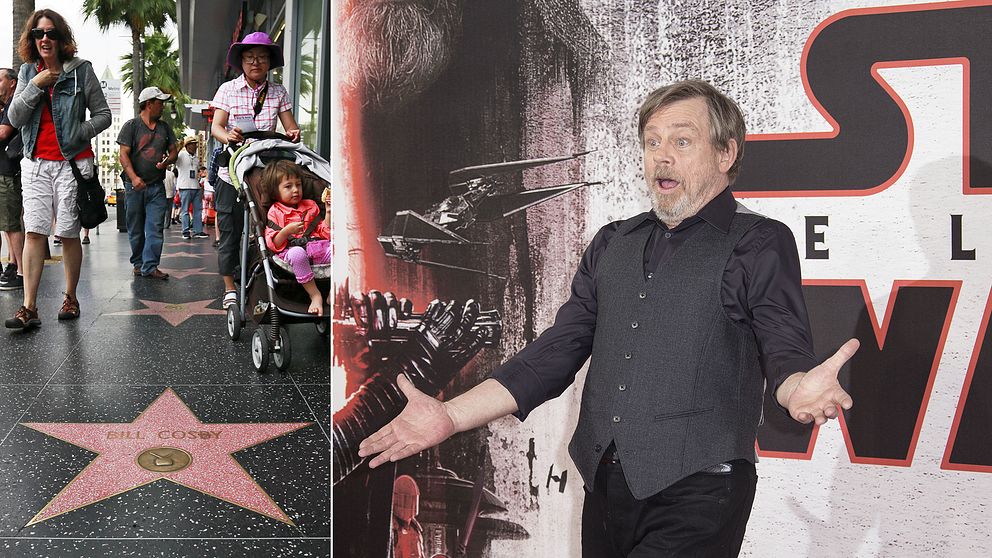 Mark Hamill är mest känd som Luke Skywalker – nu får han en stjärna på Hollywood Boulevard i Los Angeles.