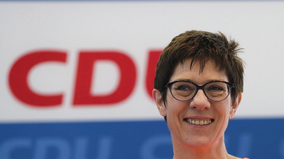 Annegret Kramp-Karrenbauer får ny toppost inom det kristdemokratiska partiet CDU.