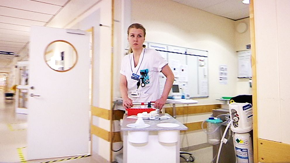 Petra Ludvigsson fick jobb på Centralsjukhuset direkt efter sin examen