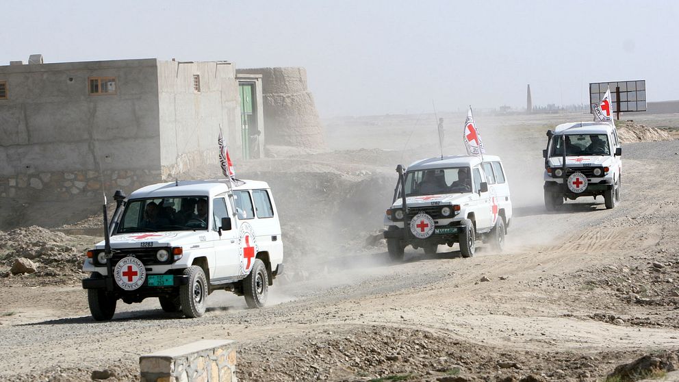 Arkivbild: Internationella Röda korset på plats i Afghanistan.