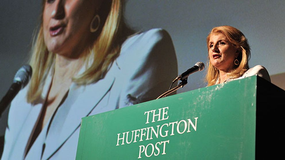 Ariana Huffington är en av grundarna bakom både Huffington Post och nya World Post.