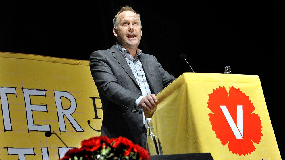 Jonas Sjöstedt (V) på Vänsterpartiets kongress 2012