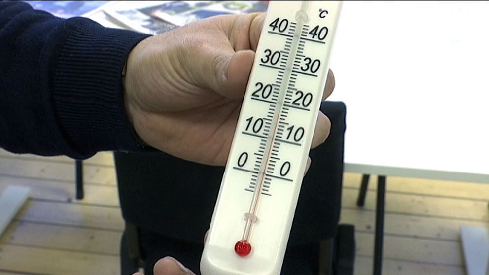 Folkhälsomyndigheten rekommenderar minst 20 grader inomhus