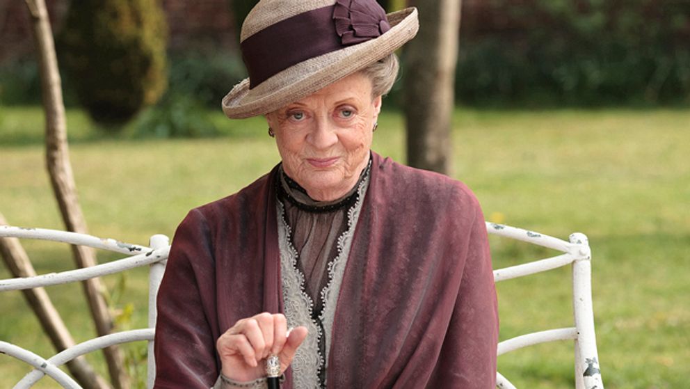 Maggie Smith som Lady Grantham i Downton Abbey.