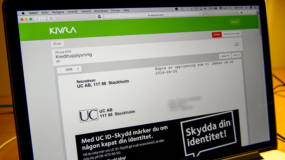 Kivra är en av de fyra svenska aktörer som tillhandahåller digitala brevlådor.