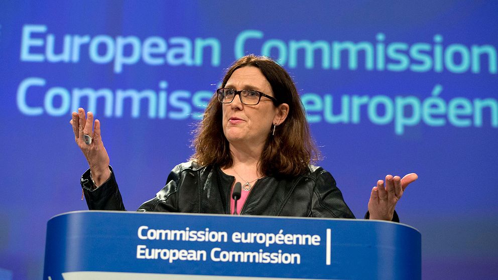 EU:s handelskommissionär Cecilia Malmström.