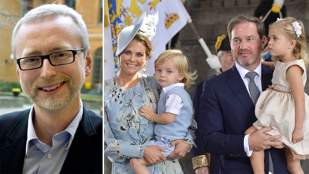 Dick Harrisson och prinsessfamiljen.