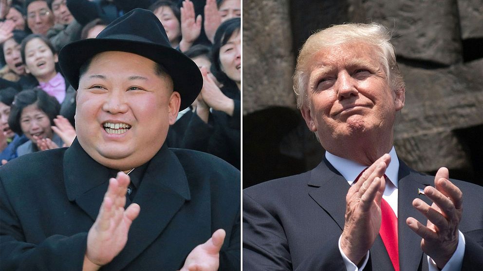 Kim Jong-Un och Donald Trump