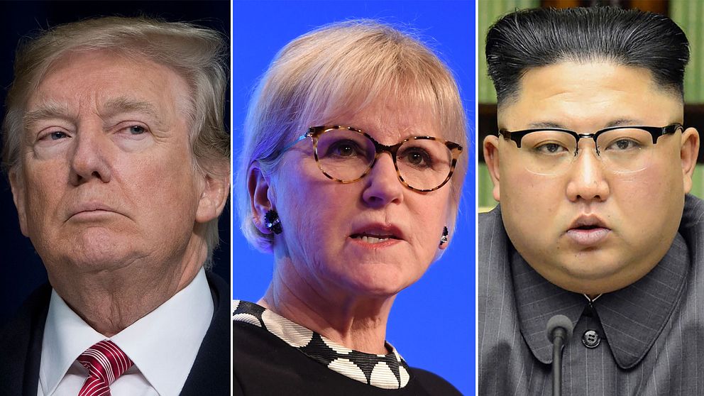 Donald Trump, Margot Wallström och Kim Jong-Un.