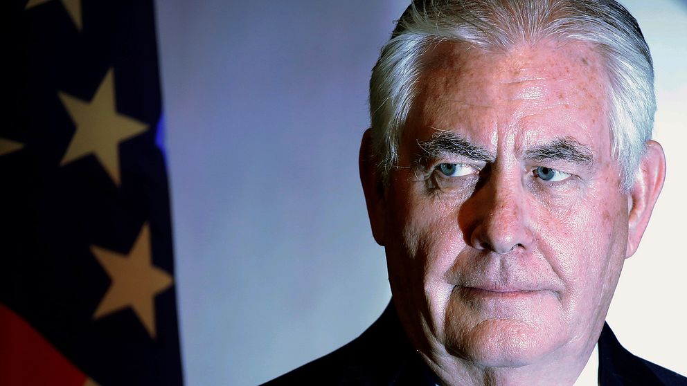 USA:s utrikesminister Rex Tillerson får sparken.