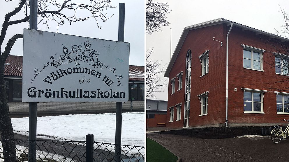 Grönkullaskolan och Prästängsskolan i Alvesta.