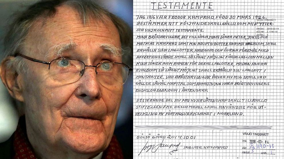 Ingvar kamprad testamente