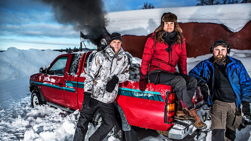 Björn Ferry, Heidi Andersson och Kristoffer Albertsson i Storuman forever.