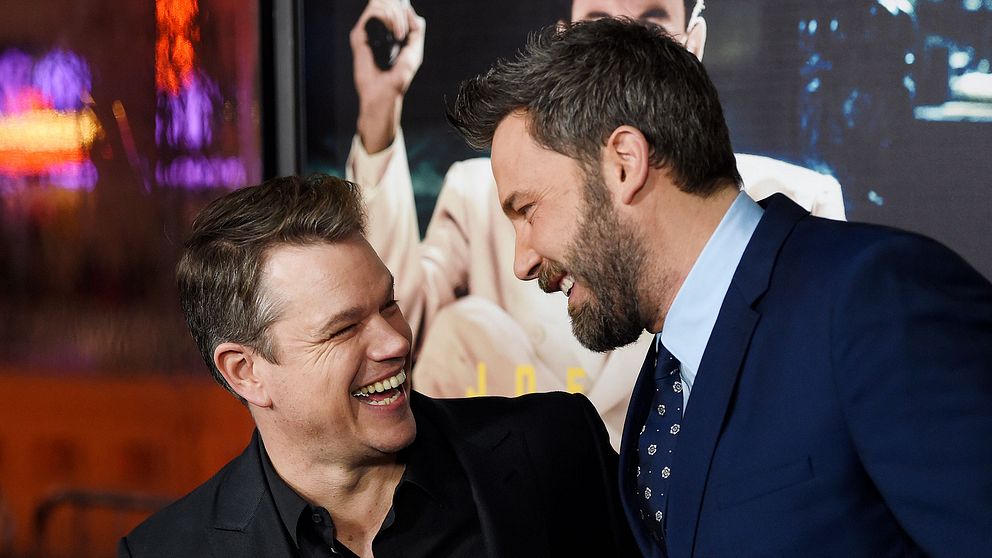 Skådespelarna och producenterna Matt Damon och Ben Affleck.