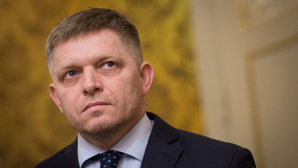 slovakiens premiärminister Robert Fico