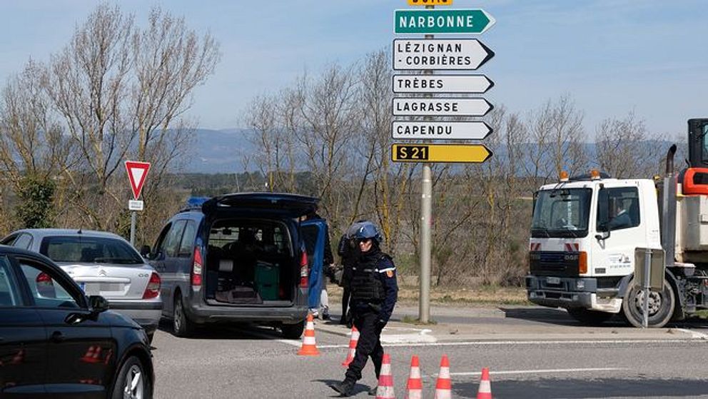 Två döda vid gisslandrama i Frankrike