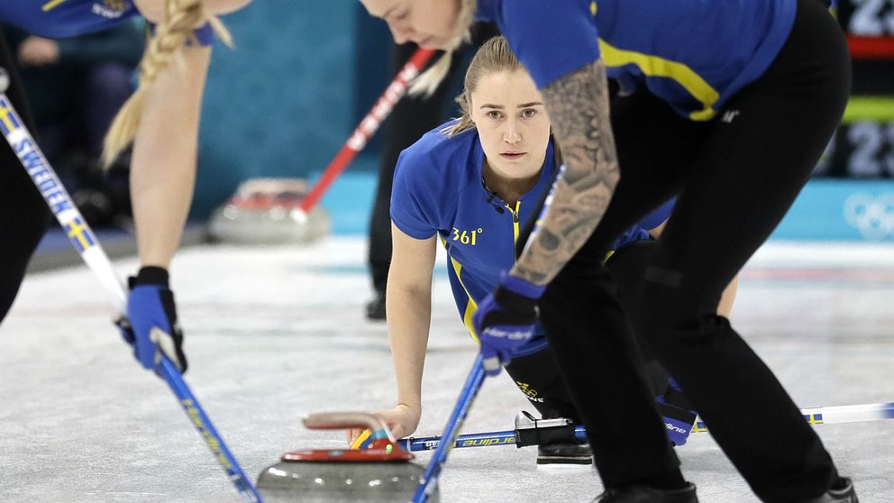 Curlingspelaren Sara McManus